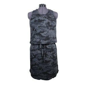 Sundry x‎ Evereve women's camo print racerback weekender drawstring dress 3